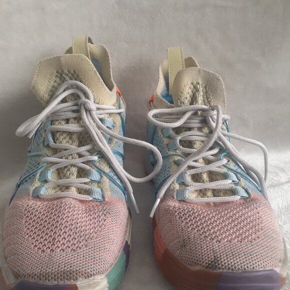 ELAPHURUS BASKETBALL SHOES MULTICOLOR BREATHABLE TRENDY SNEAKERS~WOMENS SIZE 6.5 - Picture 3 of 5